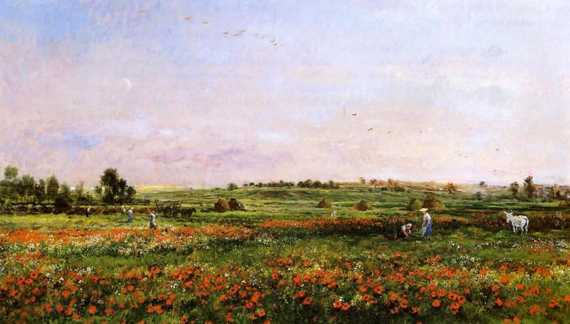 Charles-Francois Daubigny Fields in the Month of June France oil painting art